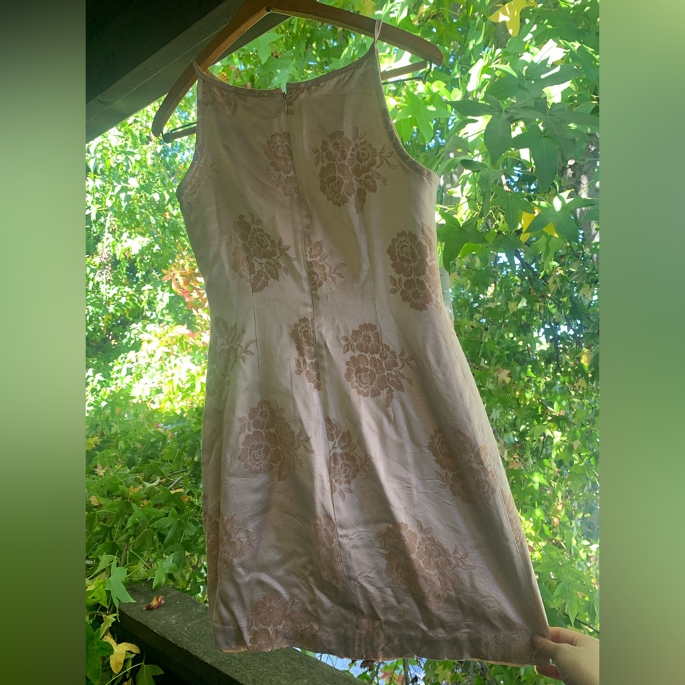 Silky Pink Mini Dress